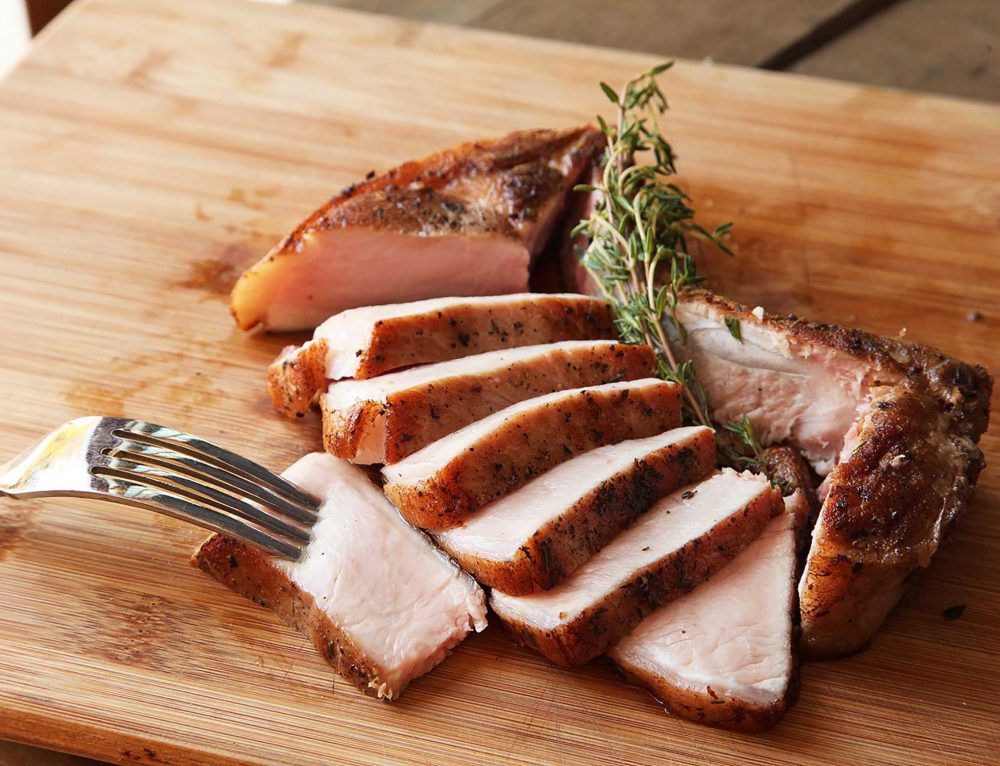 Sous Vide Pork Chops Smothered Shallots and Mushrooms Best Sous Vide