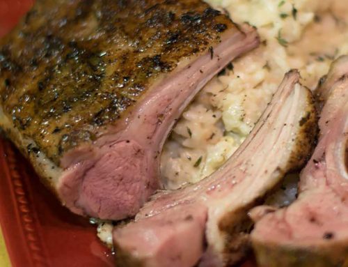 Sous Vide Rack of Lamb with Rosemary and Garlic
